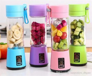 Portable Rechargeable 6 Blades Juicer Blender Machine
