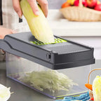 Multifunctional 15 in 1 Vegetable Slicer Cutter Shredders Slicer With Basket