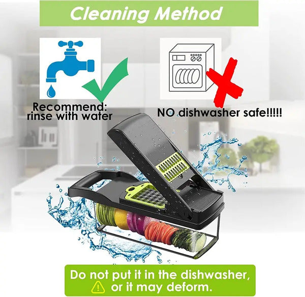 Multifunctional 15 in 1 Vegetable Slicer Cutter Shredders Slicer With Basket