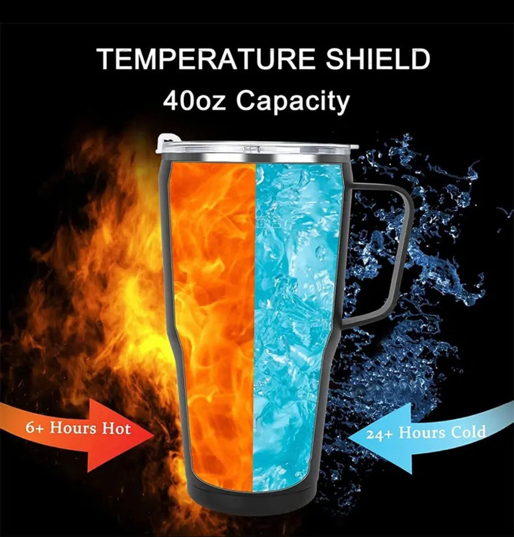 Stainless Steel Tumbler with Straw 1200 ml Different Colors - Hot Selling 2025