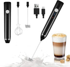 USB Rechargeable 3 in 1 Coffee Frother & Egg Beater Perfect for Lattes, Shakes, & More
