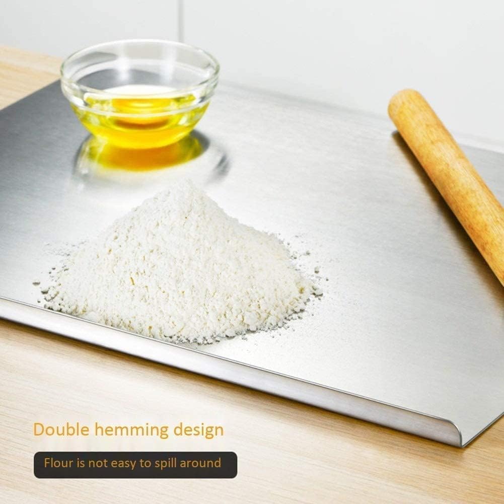 Multi-Purpose Stainless Steel Cutting & Chopping Board – Hygienic, Heavy-Duty Strong, Sleek, Sanitary