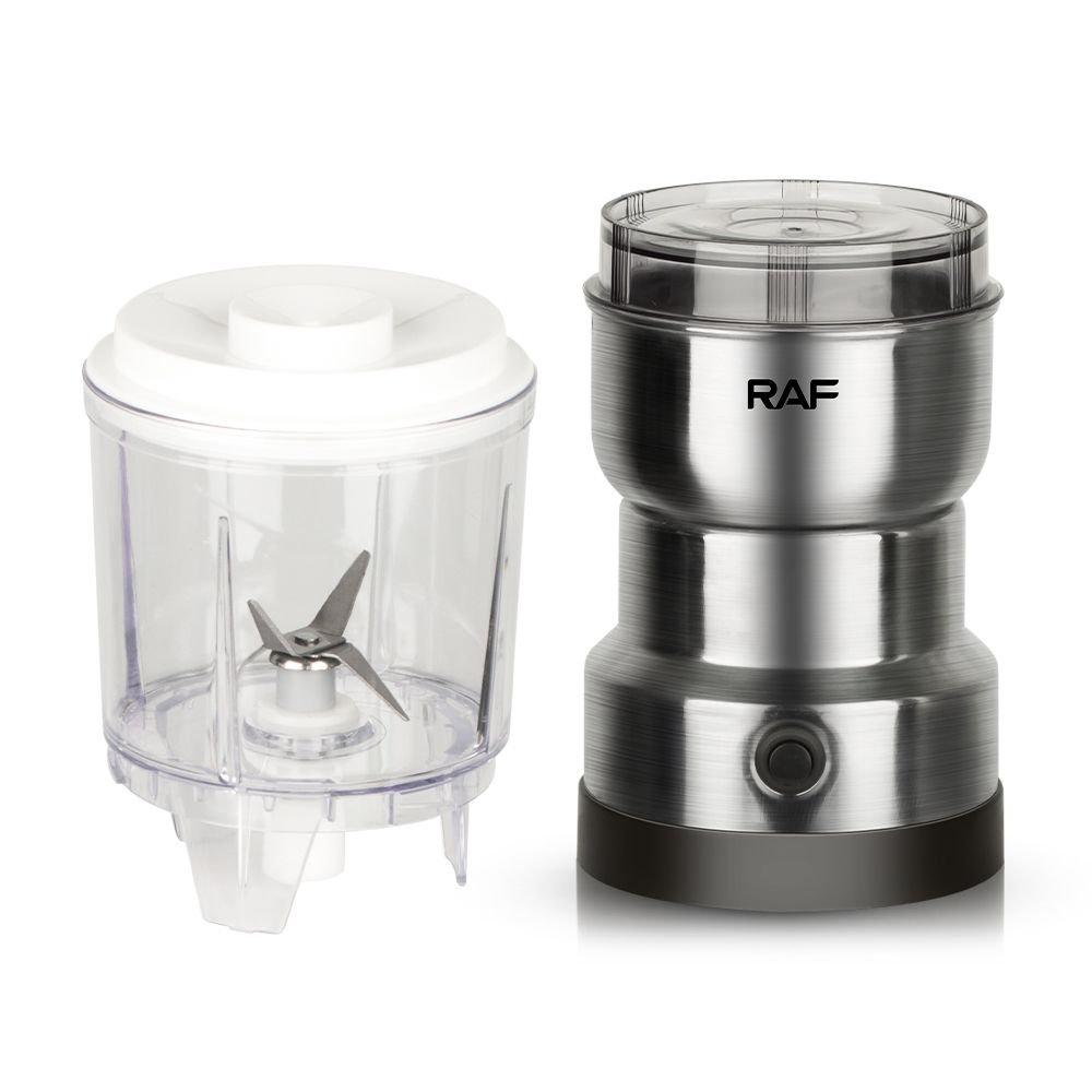 Stainless Steel 4 Blades Electric Grinder & Juicer 2 in 1 350 ML - 300 Watt