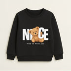 Teddy Bear Kids' Black Sweatshirt & Jogger Set
