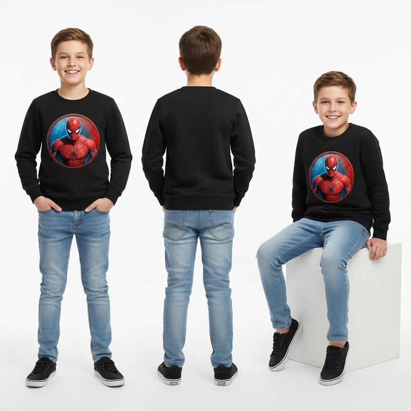 Ultimate Spider-Man Icon Black Crewneck Sweatshirt