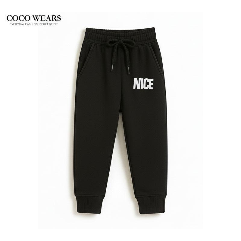 Teddy Bear Kids' Black Sweatshirt & Jogger Set