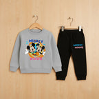 Cozy Mickey & Minnie Kids' Sweat Shirt & Black Trouser
