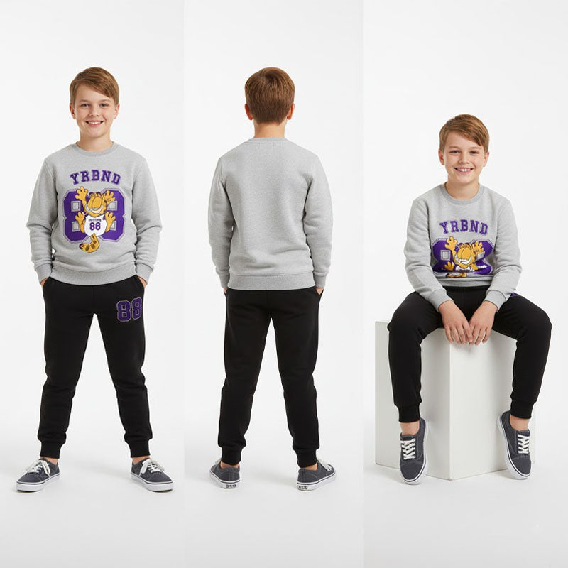 Kids' Garfield Graphic Pullover & Joggers Set