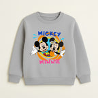 Cozy Mickey & Minnie Kids' Sweat Shirt & Black Trouser
