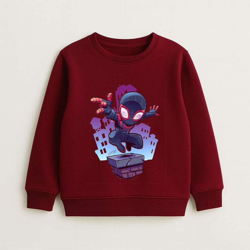 Spider-Verse Ready! Kids' Miles Morales Action Sweatshirt & Jogger Set