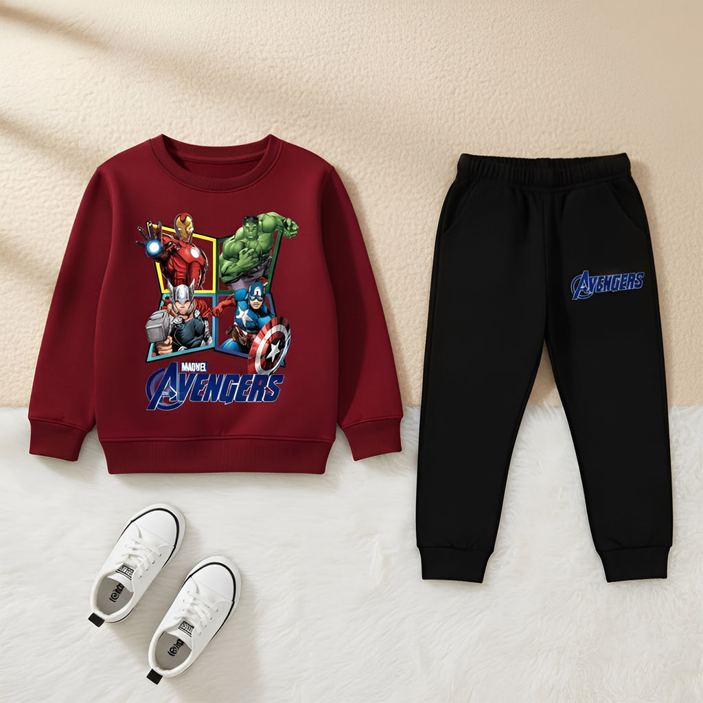 Kids' Avengers Fleece Sweatshirt & Trouser