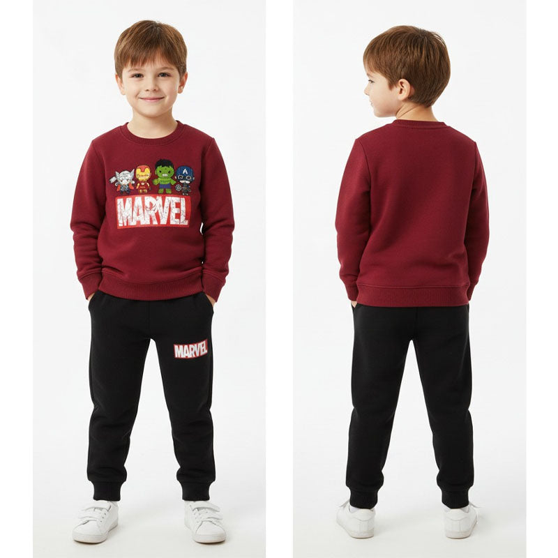 Avengers Assemble! Kids' Marvel Heroes Pullover & Jogger Set