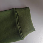 Kids' Olive Green Sweatshirt & Black Joggers Set