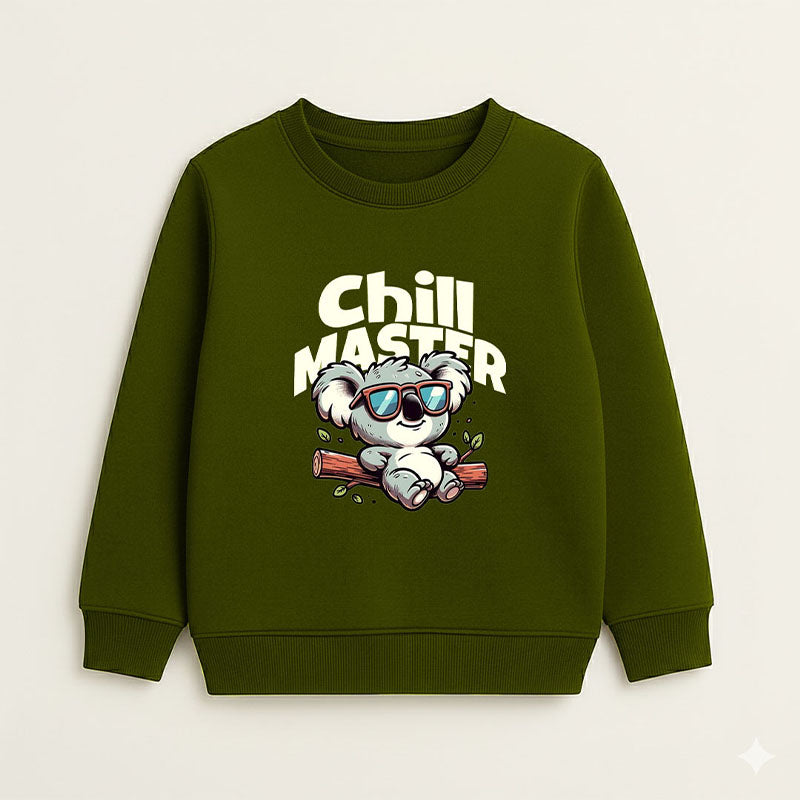 "Chill Master" Koala Kids' Fleece Sweatshirt & Jogger Set