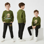 "I Am Groot" Kids' Olive Green Sweatshirt & Joggers Set