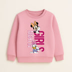 'Girls Night In' Pink Sweatshirt & Black Joggers Set