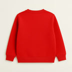 Cozy Red Mickey "Lazy" Sweatshirt & Black Trouser