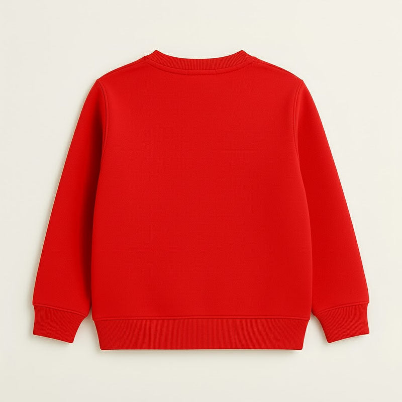 Cozy Red Mickey "Lazy" Sweatshirt & Black Trouser