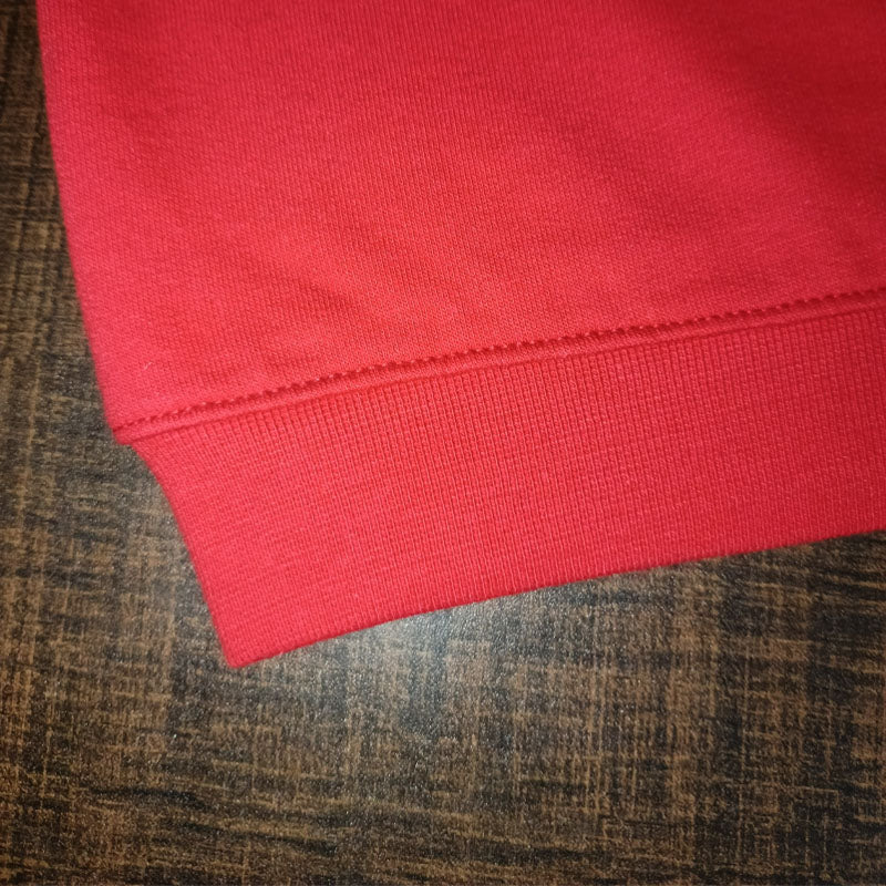 Cozy Red Mickey "Lazy" Sweatshirt & Black Trouser