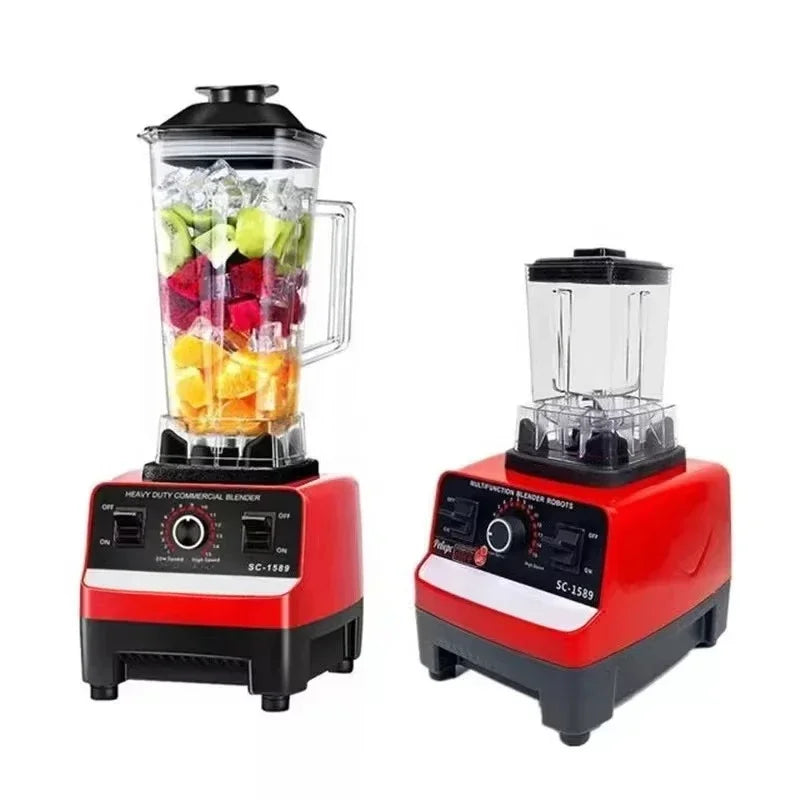 Electric Blender 2-in-1 Unbreakable 2.0L Jug & Grinder 2400 Watt