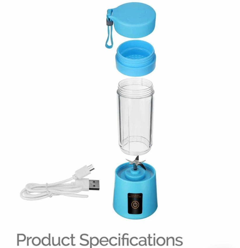 Portable Rechargeable 6 Blades Juicer Blender Machine