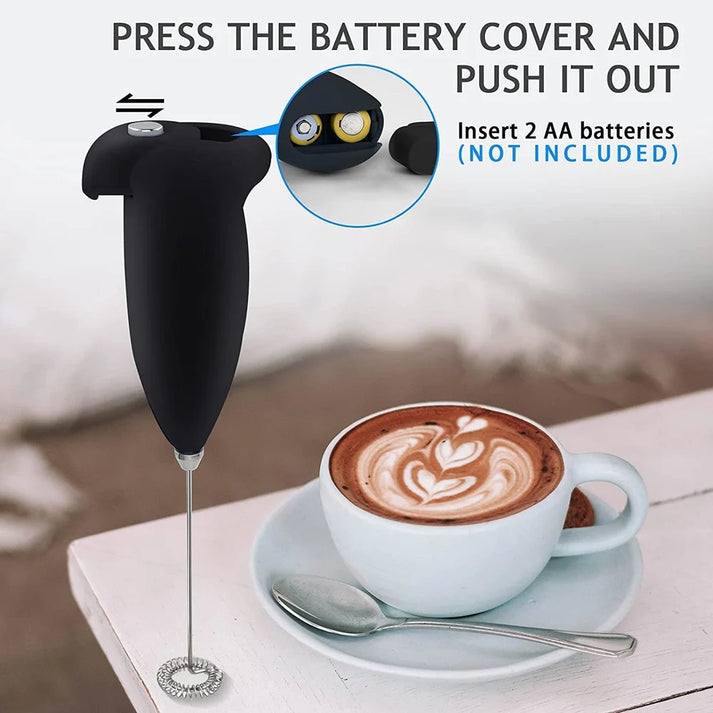 USB Rechargeable 3 in 1 Coffee Frother & Egg Beater Perfect for Lattes, Shakes, & More