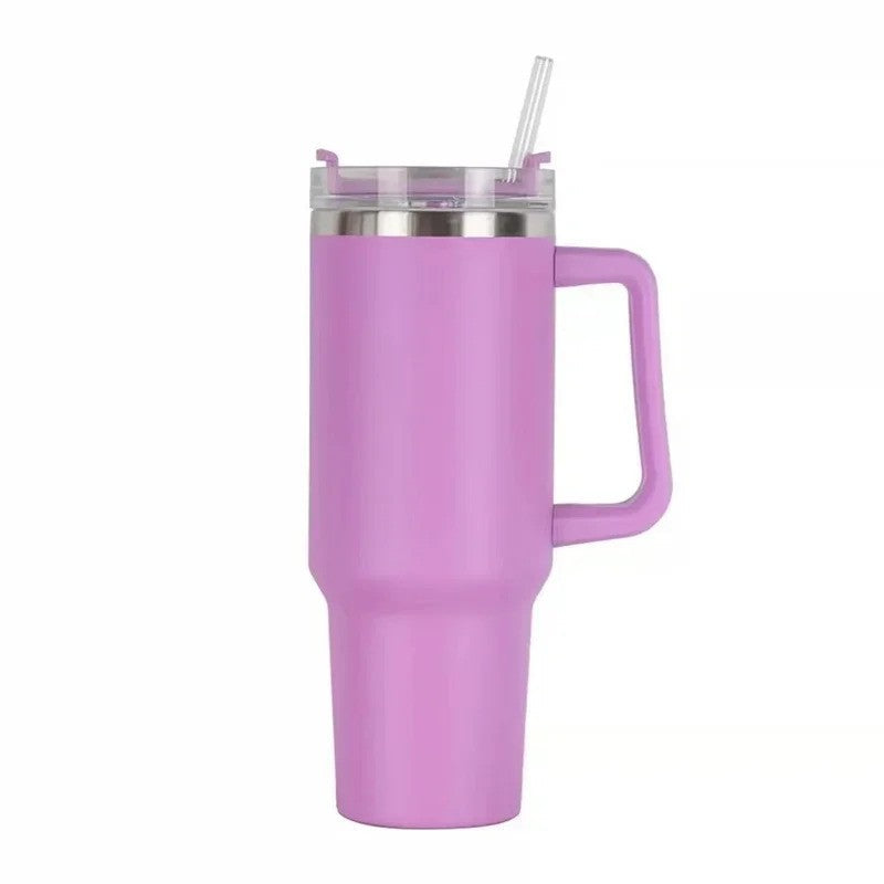 Stainless Steel Tumbler with Straw 1200 ml Different Colors - Hot Selling 2025