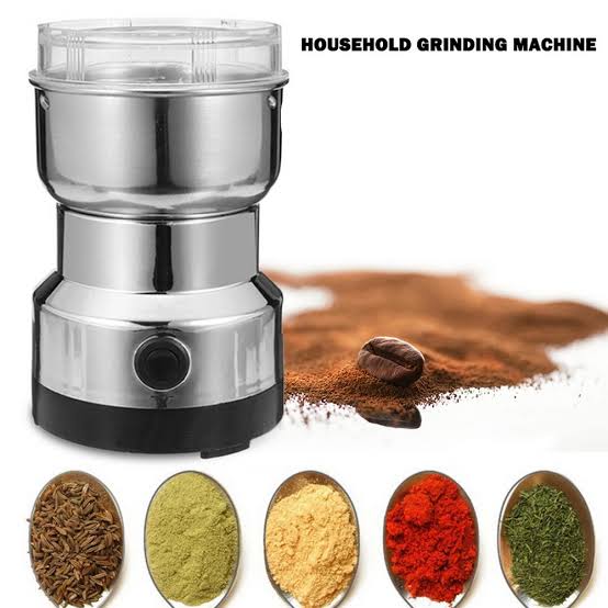 Multi-Purpose RAF Electric Grinder 4 Blades For Spices, Masala Grinding, Coffee Beans Machine