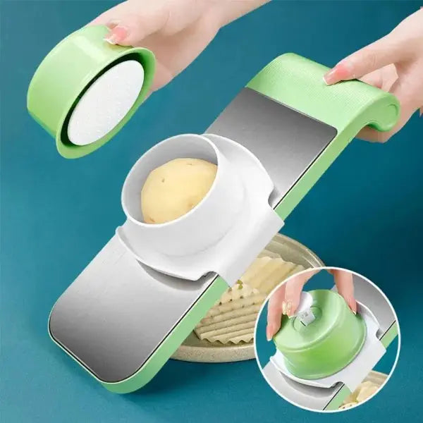 Stainless Steel 5 in 1  Multifunctional Vegetable Cutter